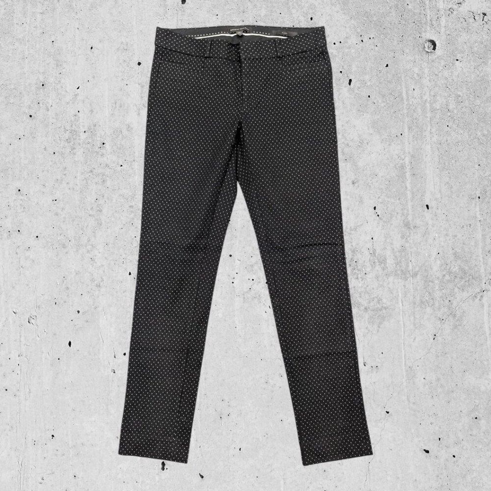 Banana Republic Sloan Pants Size 2 Black / Tiny Dots